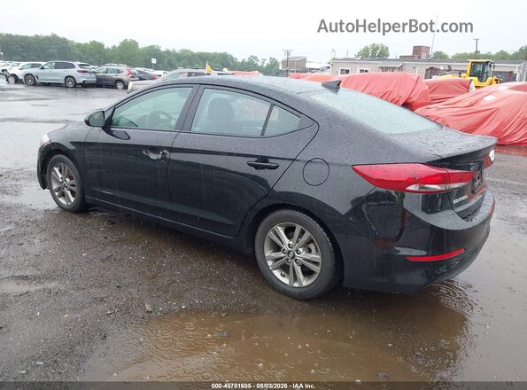 5NPD84LF2JH255738 2018 HYUNDAI ELANTRA Black Հետևի ձախ
