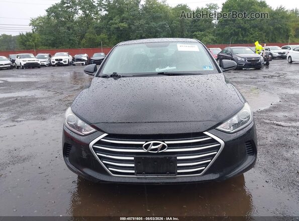 5NPD84LF2JH255738 2018 HYUNDAI ELANTRA Black Սարքավորումների վահանակի տեսք