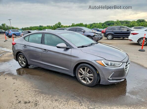 5NPD84LF2JH267405 2018 HYUNDAI ELANTRA Gray Delantero derecho