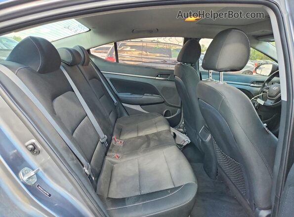 5NPD84LF2JH267405 2018 HYUNDAI ELANTRA Gray Vista de los asientos traseros