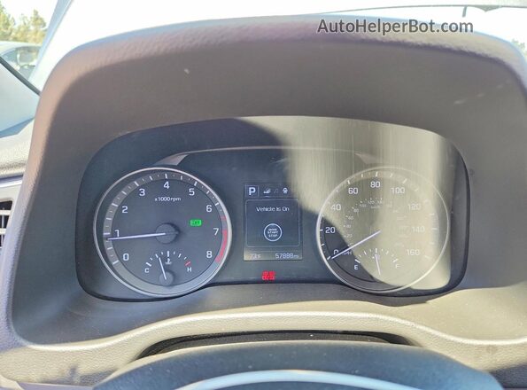5NPD84LF2JH270272 2018 HYUNDAI ELANTRA Charcoal Instrument cluster view