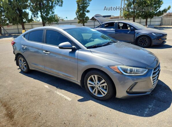 5NPD84LF2JH270272 2018 HYUNDAI ELANTRA Charcoal Front right