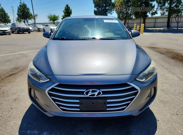 5NPD84LF2JH270272 2018 HYUNDAI ELANTRA Charcoal Front view