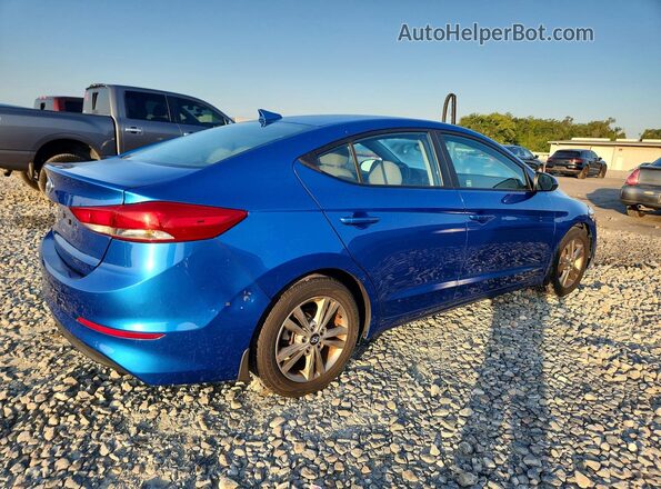 5NPD84LF2JH271714 2018 HYUNDAI ELANTRA Blue უკანა მარჯვენა
