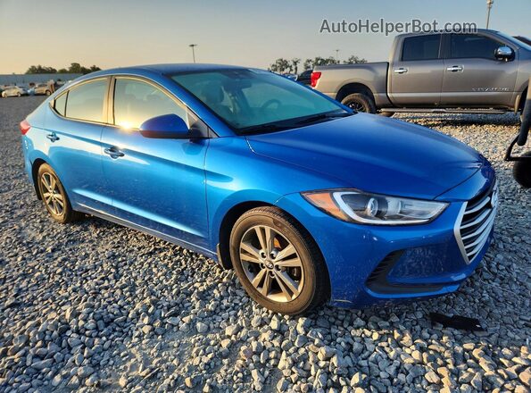 5NPD84LF2JH271714 2018 HYUNDAI ELANTRA Blue წინა მარჯვენა