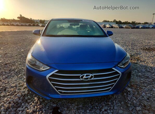 5NPD84LF2JH271714 2018 HYUNDAI ELANTRA Blue წინა ხედი