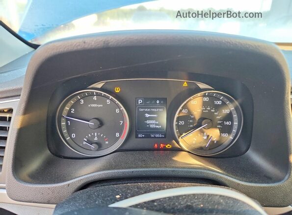 5NPD84LF2JH271714 2018 HYUNDAI ELANTRA Blue ხელსაწყოთა პანელის ხედი