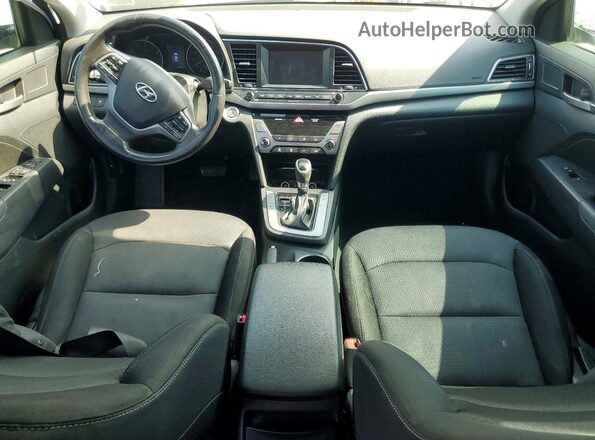 5NPD84LF2JH273723 2018 HYUNDAI ELANTRA White Առջևի վահանակի տեսք