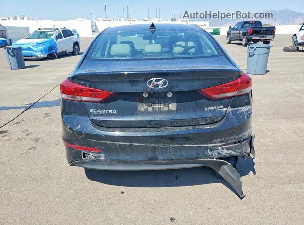 5NPD84LF2JH273804 2018 HYUNDAI ELANTRA Black Widok z tyłu
