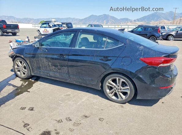 5NPD84LF2JH273804 2018 HYUNDAI ELANTRA Black Tył lewy