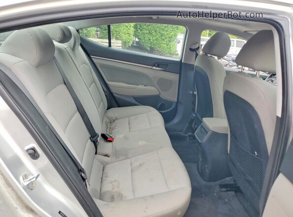 5NPD84LF2JH296192 2018 HYUNDAI ELANTRA Silver Vista de los asientos traseros