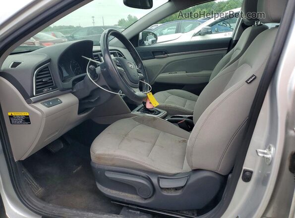 5NPD84LF2JH296192 2018 HYUNDAI ELANTRA Silver Vista interior delantera