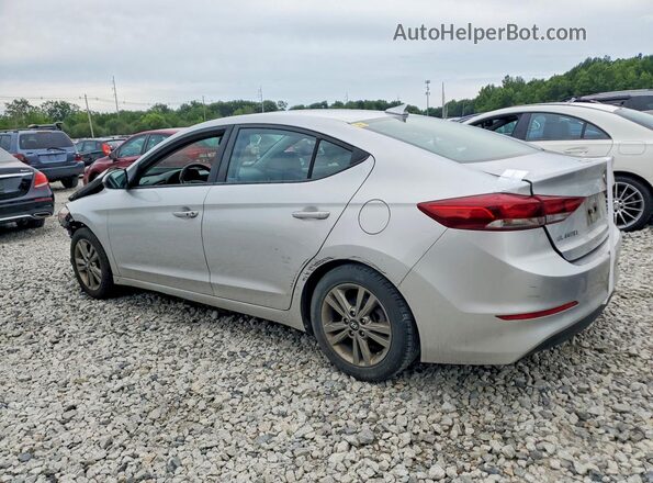 5NPD84LF2JH296192 2018 HYUNDAI ELANTRA Silver Trasero izquierdo