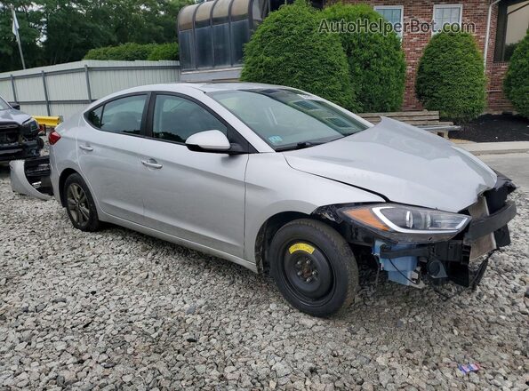 5NPD84LF2JH296192 2018 HYUNDAI ELANTRA Silver Delantero derecho