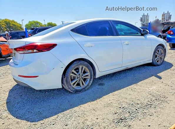 5NPD84LF2JH304324 2018 HYUNDAI ELANTRA White უკანა მარჯვენა