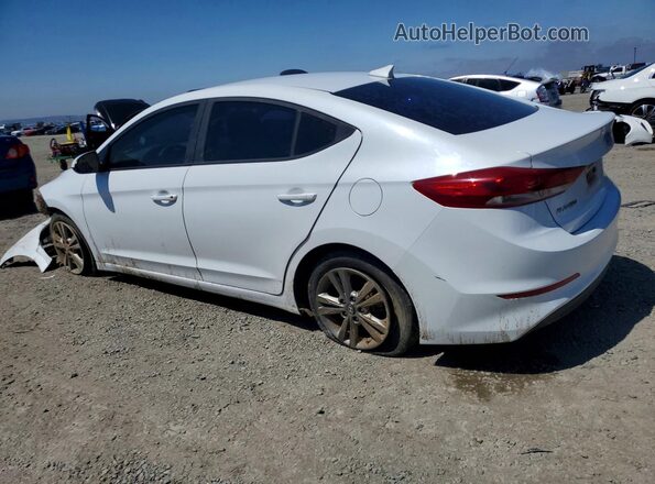 5NPD84LF2JH304324 2018 HYUNDAI ELANTRA White უკანა მარცხენა