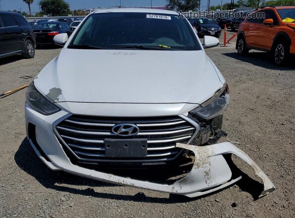 5NPD84LF2JH304324 2018 HYUNDAI ELANTRA White წინა ხედი