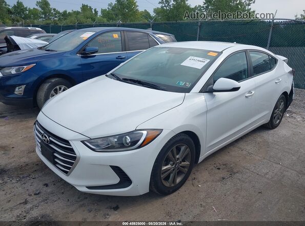 5NPD84LF2JH329319 2018 HYUNDAI ELANTRA White Front left