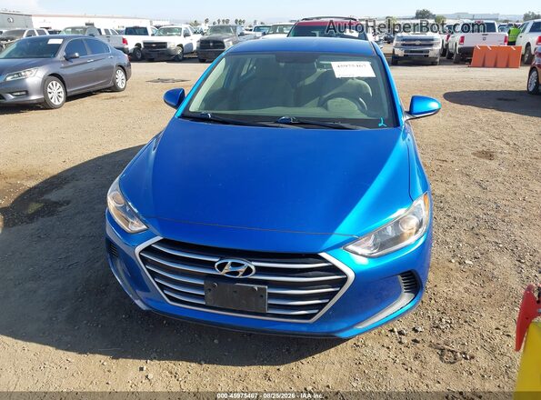 5NPD84LF2JH336500 2018 HYUNDAI ELANTRA Синий Вид спереди