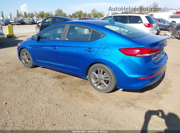 5NPD84LF2JH336500 2018 HYUNDAI ELANTRA Синий Задняя левая четверть