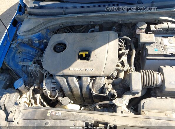 5NPD84LF2JH336500 2018 HYUNDAI ELANTRA Синий Вид сзади
