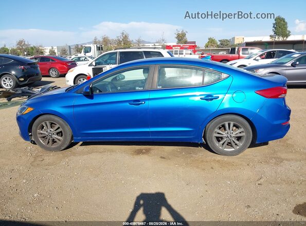 5NPD84LF2JH336500 2018 HYUNDAI ELANTRA Синий Панорамный вид салона 360°