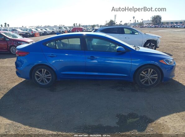 5NPD84LF2JH336500 2018 HYUNDAI ELANTRA Синий Вид задней части салона