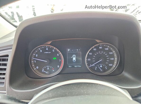 5NPD84LF2JH345746 2018 HYUNDAI ELANTRA White Вид щитка приладів