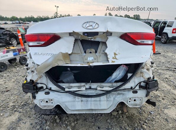 5NPD84LF2JH345746 2018 HYUNDAI ELANTRA White Вид ззаду