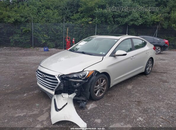 5NPD84LF2JH360862 2018 HYUNDAI ELANTRA Gold Առջևի ձախ երեք քառորդ տեսարան