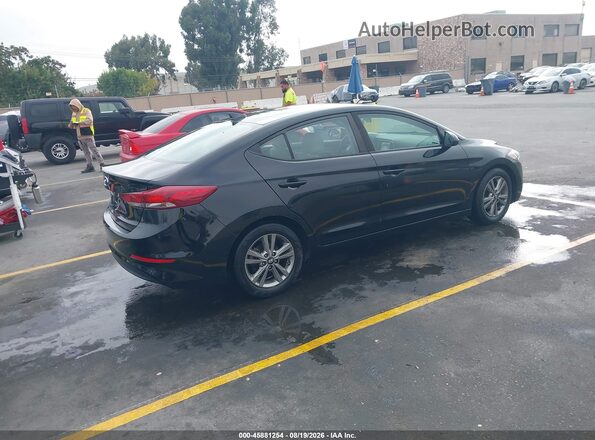 5NPD84LF2JH371912 2018 HYUNDAI ELANTRA Black Задня права чверть