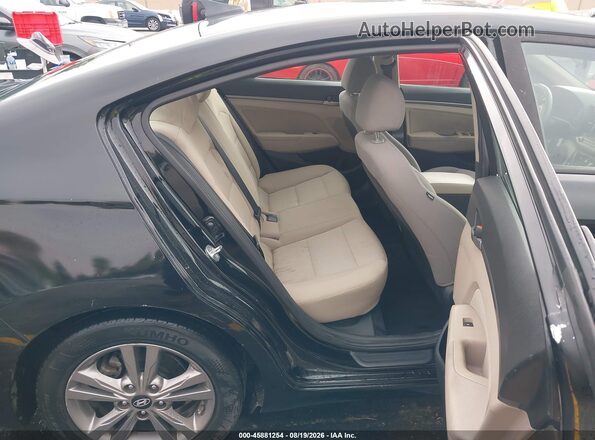 5NPD84LF2JH371912 2018 HYUNDAI ELANTRA Black Вид наклейки з VIN-кодом