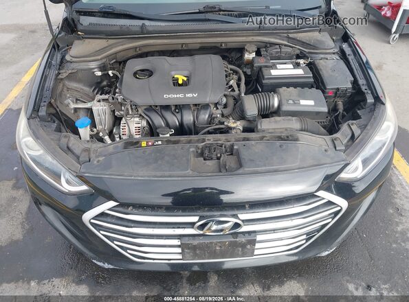 5NPD84LF2JH371912 2018 HYUNDAI ELANTRA Black Вид ззаду
