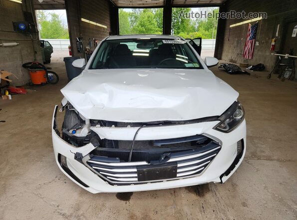 5NPD84LF2JH380819 2018 HYUNDAI ELANTRA White Widok z przodu