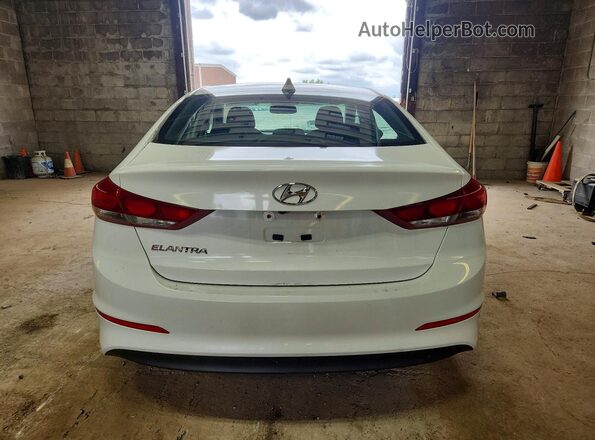 5NPD84LF2JH380819 2018 HYUNDAI ELANTRA White Widok z tyłu