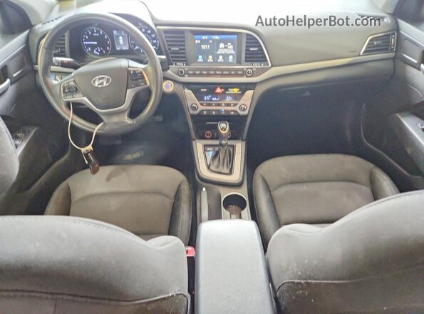 5NPD84LF2JH380819 2018 HYUNDAI ELANTRA White Widok deski rozdzielczej
