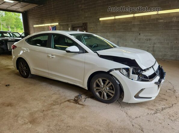 5NPD84LF2JH380819 2018 HYUNDAI ELANTRA White Przód prawy