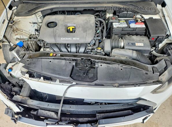 5NPD84LF2JH380819 2018 HYUNDAI ELANTRA White Widok wnętrza z tyłu