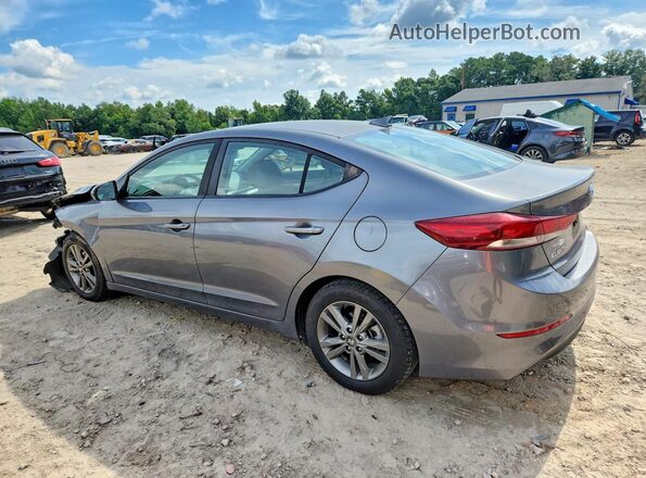 5NPD84LF2JH380867 2018 HYUNDAI ELANTRA Серый Задняя левая четверть