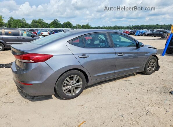 5NPD84LF2JH380867 2018 HYUNDAI ELANTRA Серый Задняя правая четверть