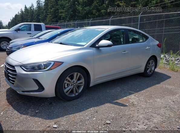5NPD84LF2JH387849 2018 HYUNDAI ELANTRA Silver Front left