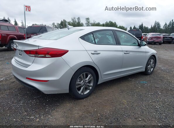 5NPD84LF2JH387849 2018 HYUNDAI ELANTRA Silver Rear right