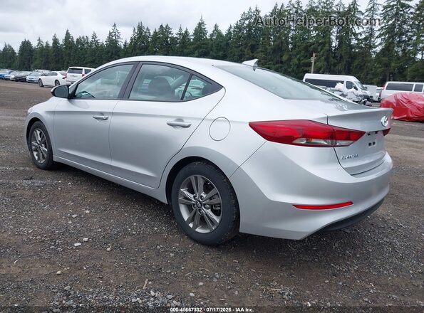 5NPD84LF2JH387849 2018 HYUNDAI ELANTRA Silver Rear left