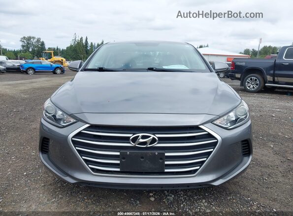 5NPD84LF2JH392646 2018 HYUNDAI ELANTRA Gray Instrument cluster view