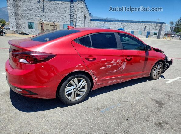 5NPD84LF2KH408832 2019 HYUNDAI ELANTRA Red Trasero derecho