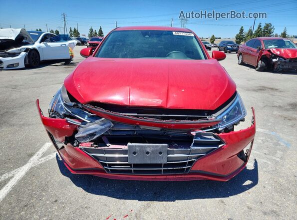 5NPD84LF2KH408832 2019 HYUNDAI ELANTRA Red Vista frontal