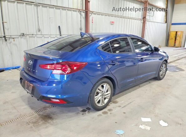 5NPD84LF2KH442916 2019 HYUNDAI ELANTRA Blue Rear right