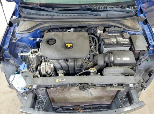 5NPD84LF2KH442916 2019 HYUNDAI ELANTRA Blue Rear interior view