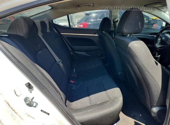 5NPD84LF2KH484289 2019 HYUNDAI ELANTRA Белый Вид задних сидений