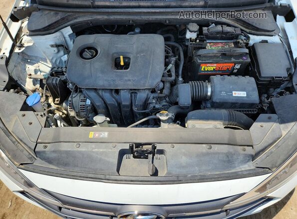 5NPD84LF2KH484289 2019 HYUNDAI ELANTRA Белый Вид задней части салона